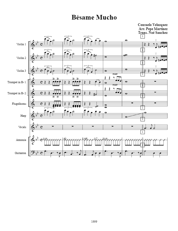 La imagen puede contener una previsualizacion de una partitura